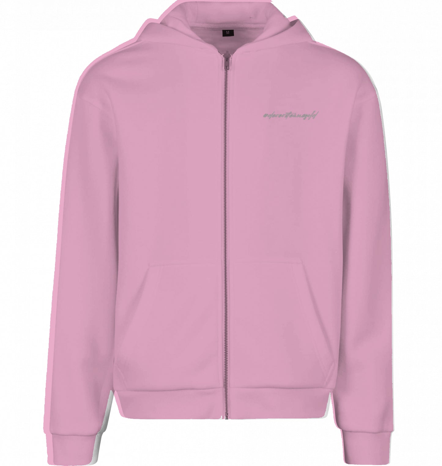 Zip Hoodie Soft Pink