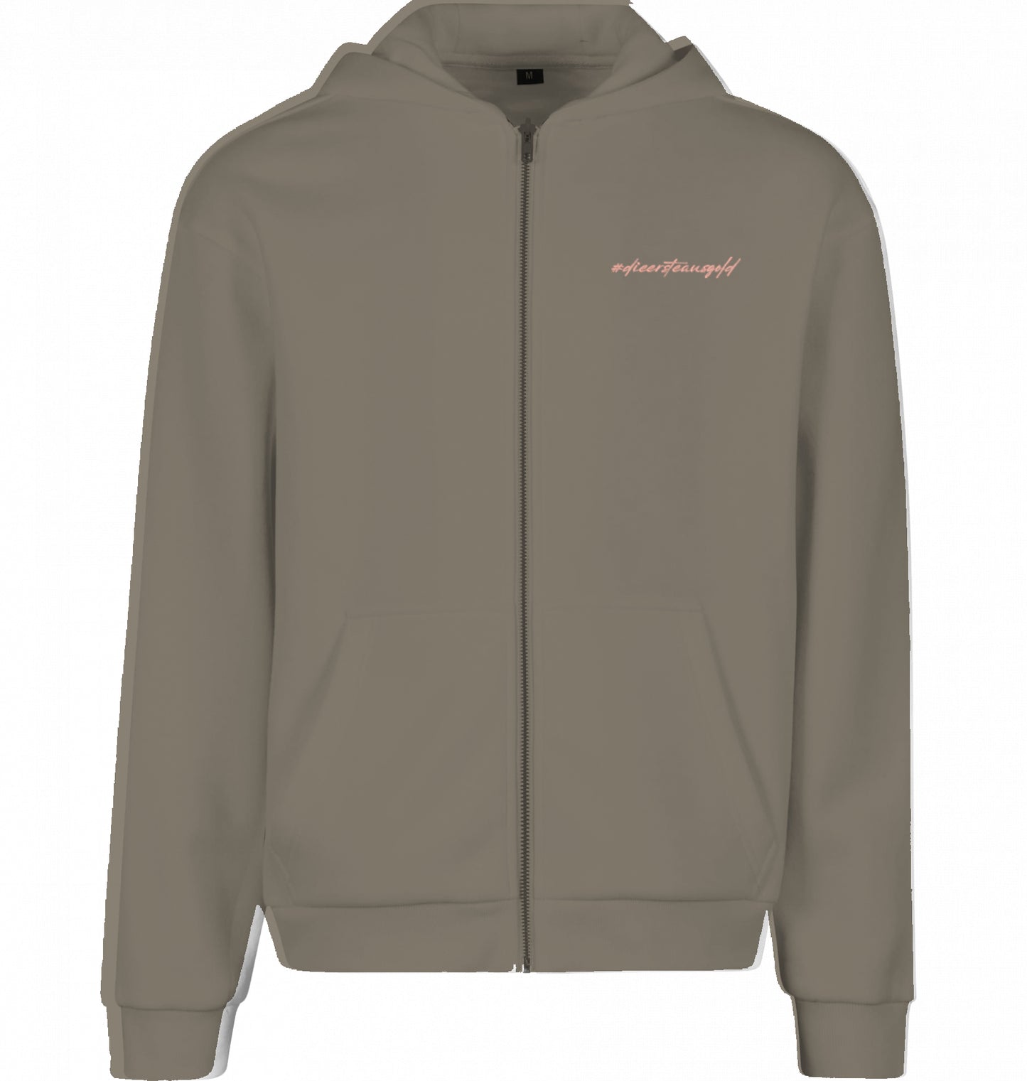 Zip Hoodie Pale Olive