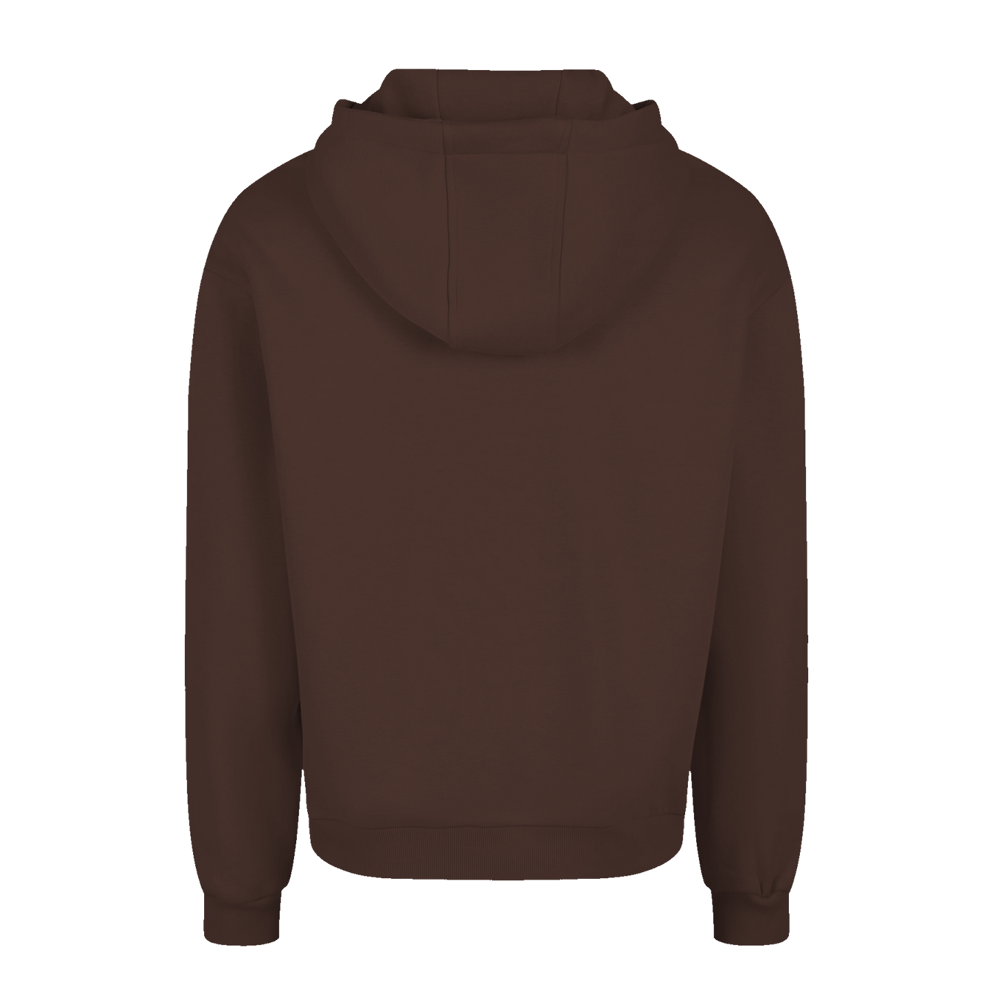 Zip Hoodie Chocolate Brown