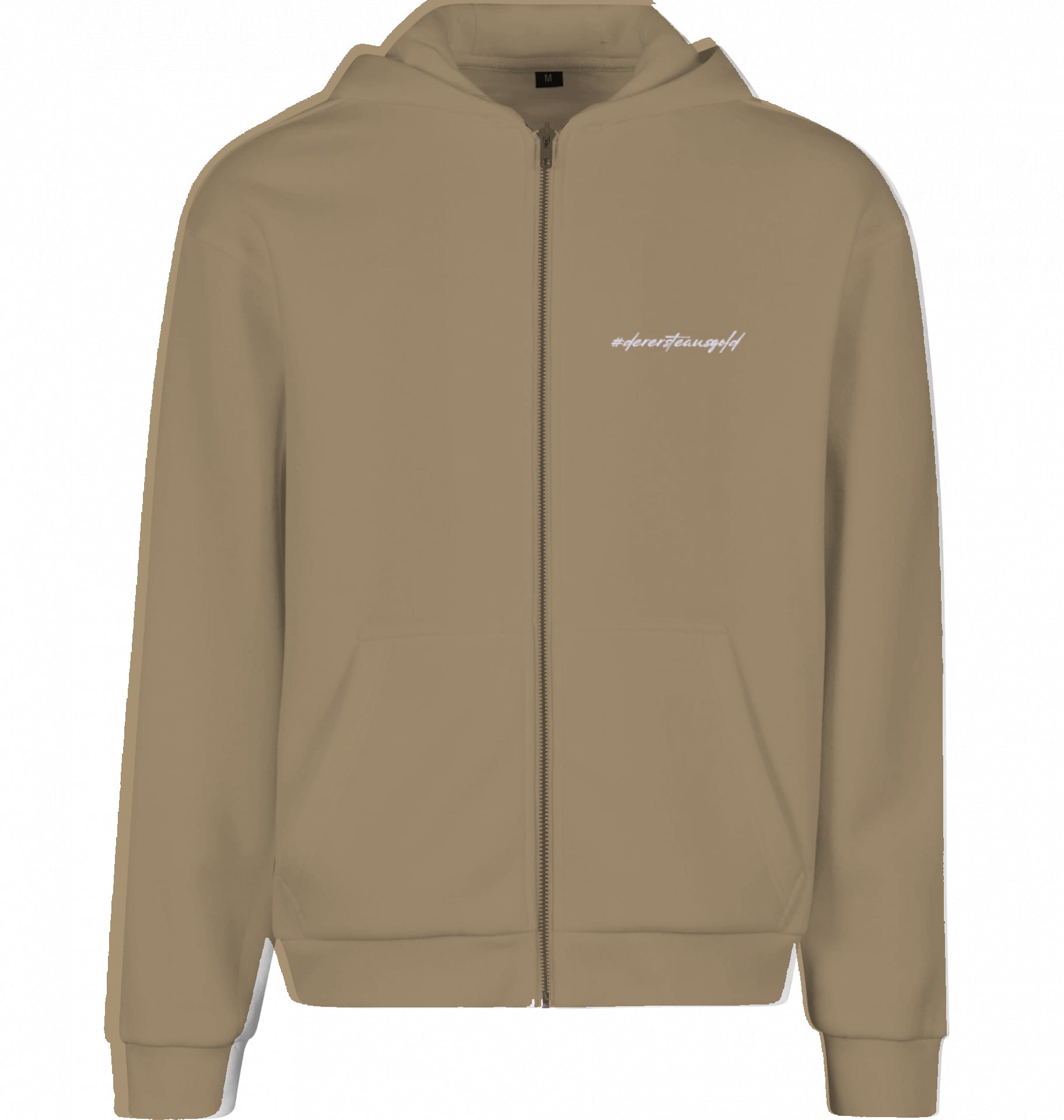 Herren Zip Hoodie #derersteausgold