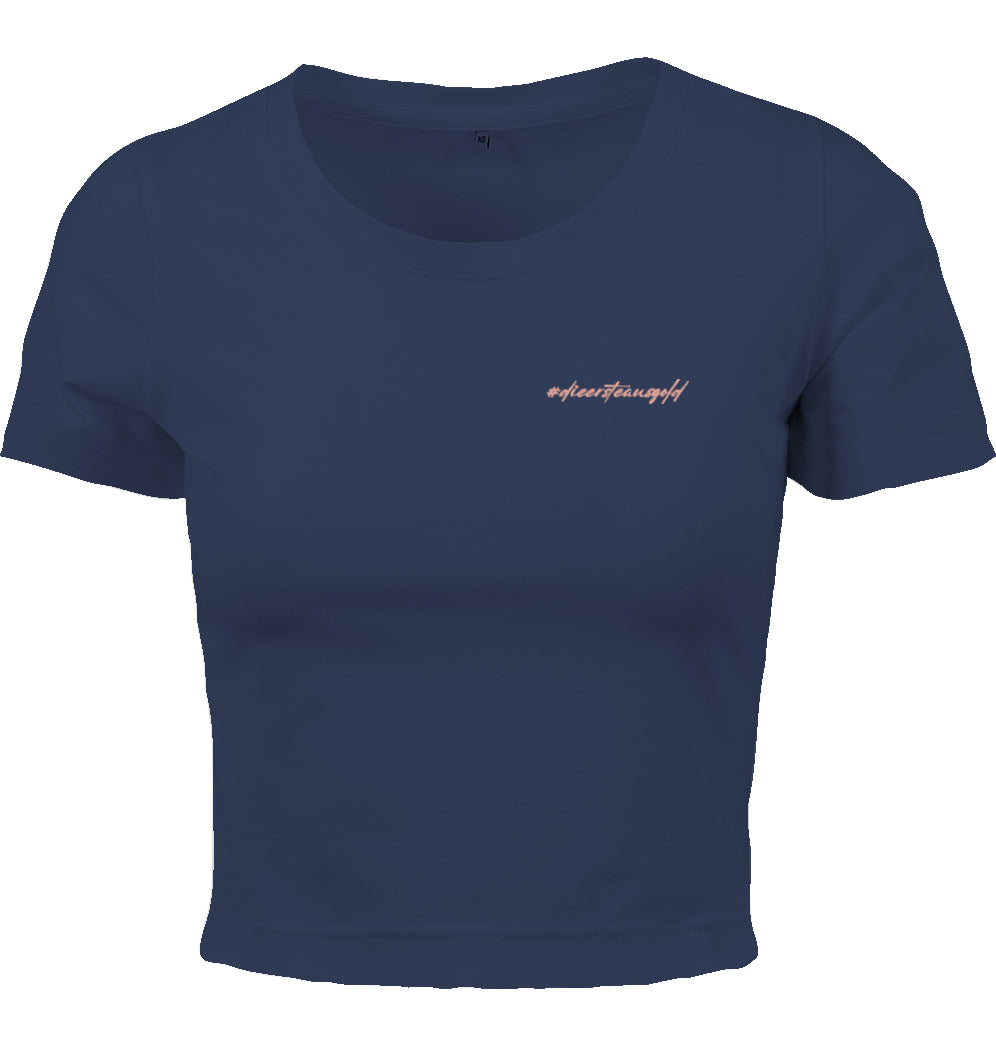 Damen Tee Cropped #dieersteausgold