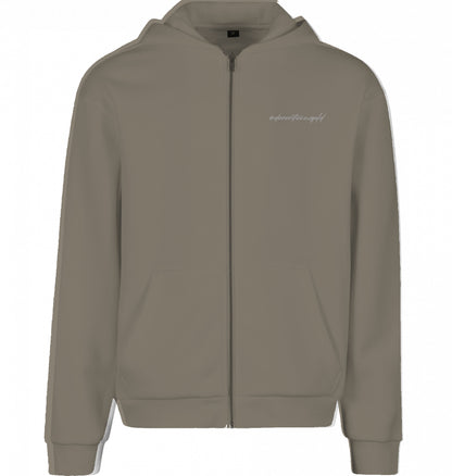 Zip Hoodie Pale Olive