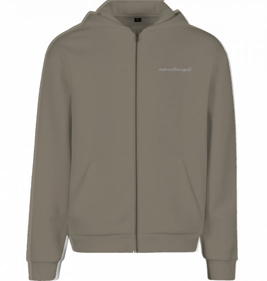 Zip Hoodie Pale Olive