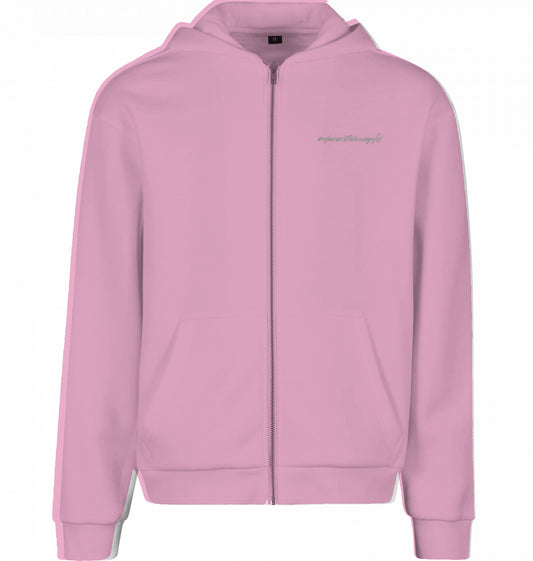 Zip Hoodie Soft Pink