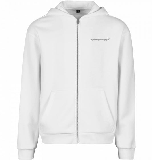 Zip Hoodie White