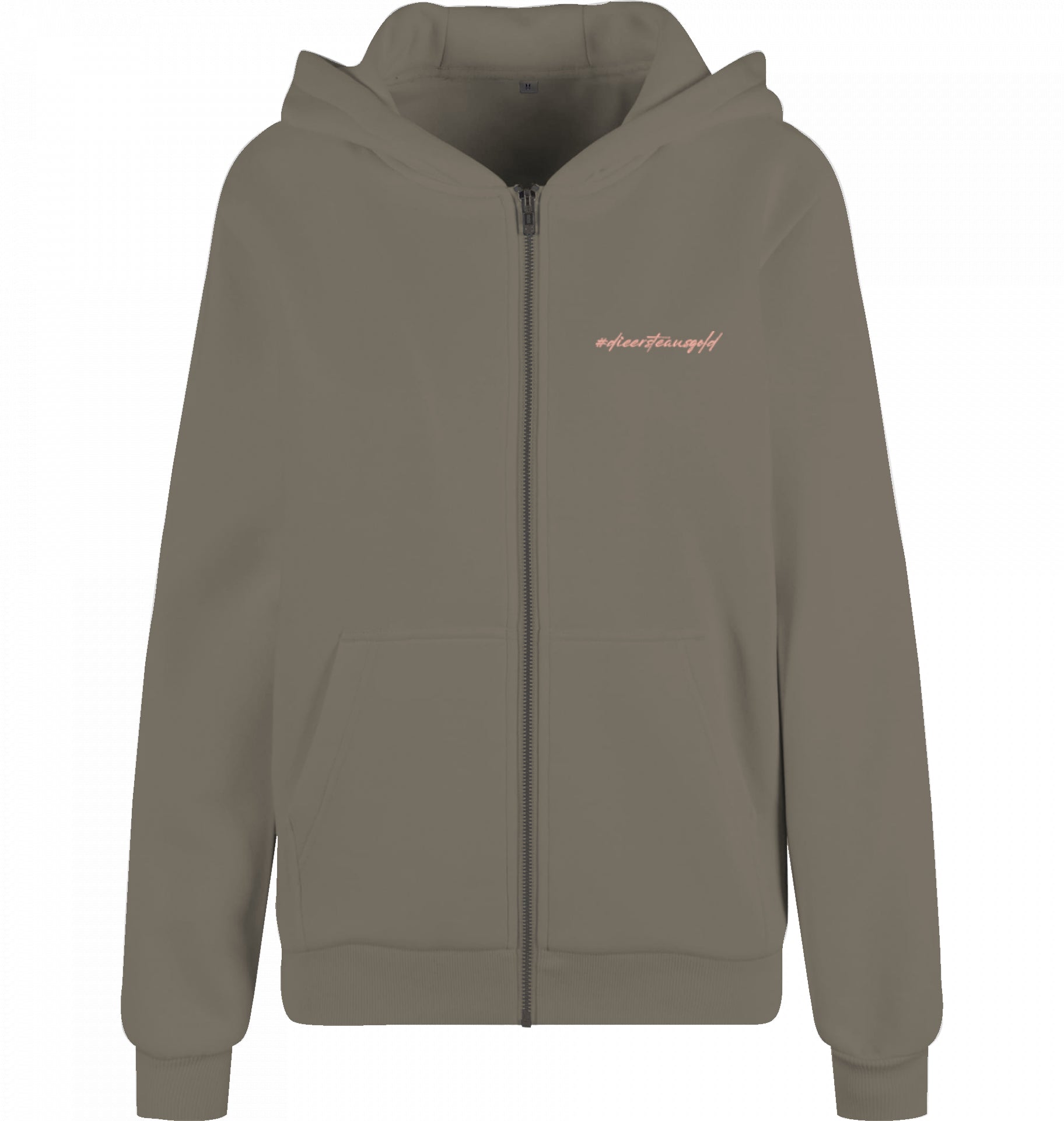 Damen Zip Hoodie #dieersteausgold