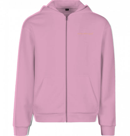 Zip Hoodie Soft Pink