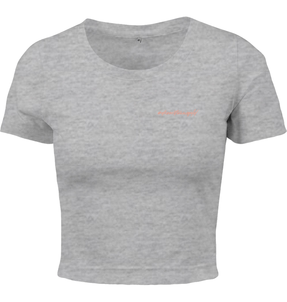 Damen Tee Cropped #dieersteausgold