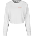 Damen Crop Crewneck #dieersteausgold