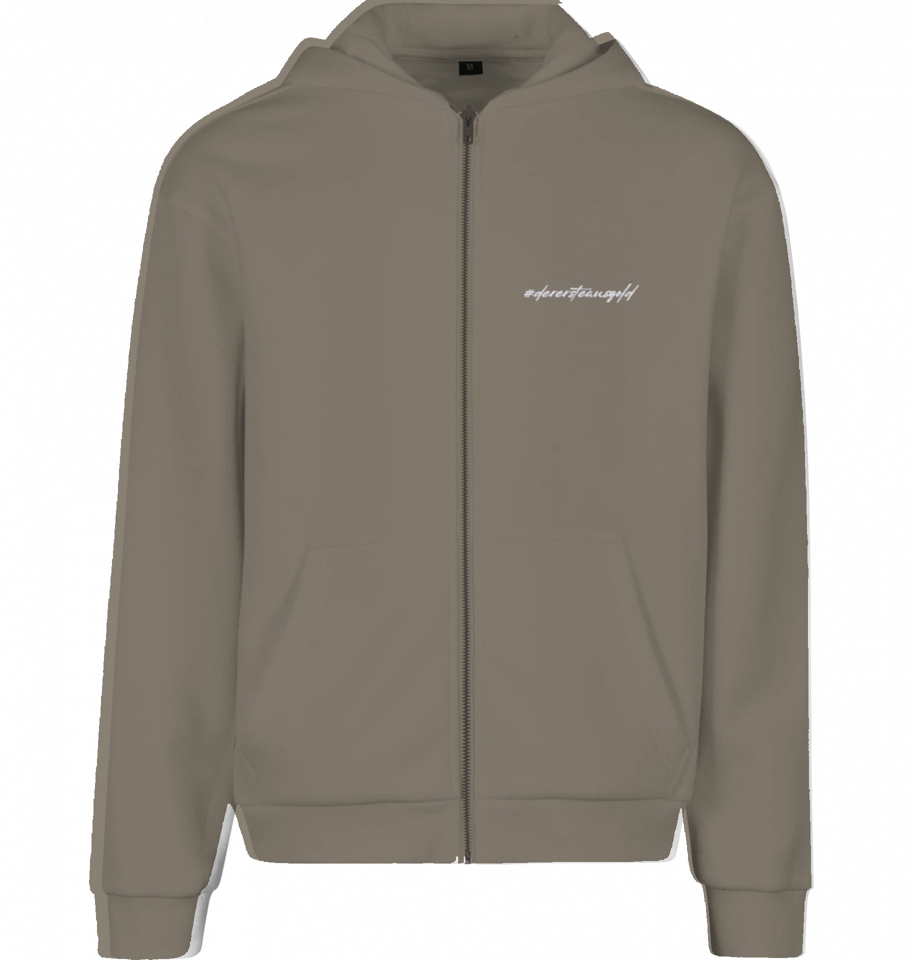 Herren Zip Hoodie #derersteausgold