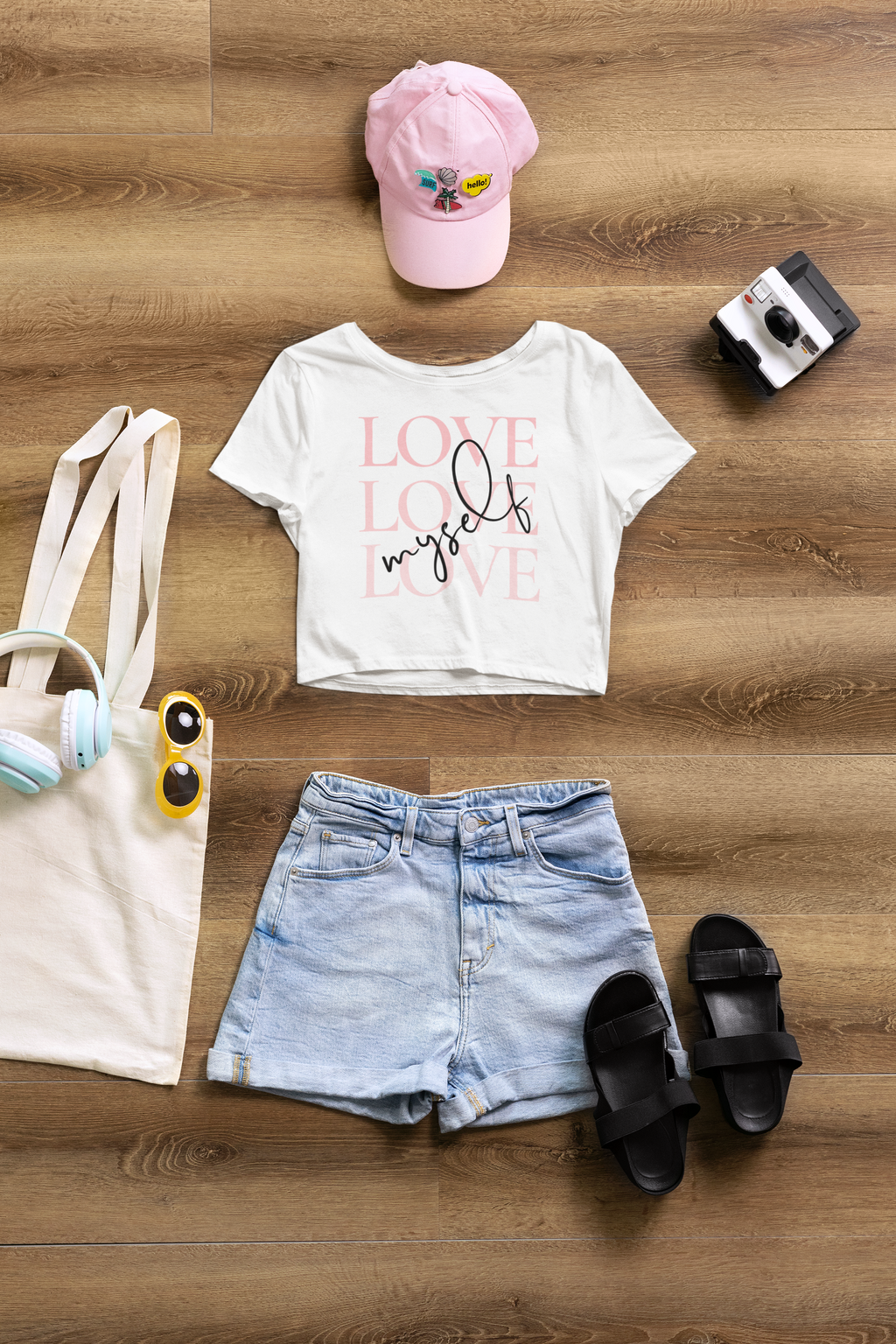 Damen Crop [love]