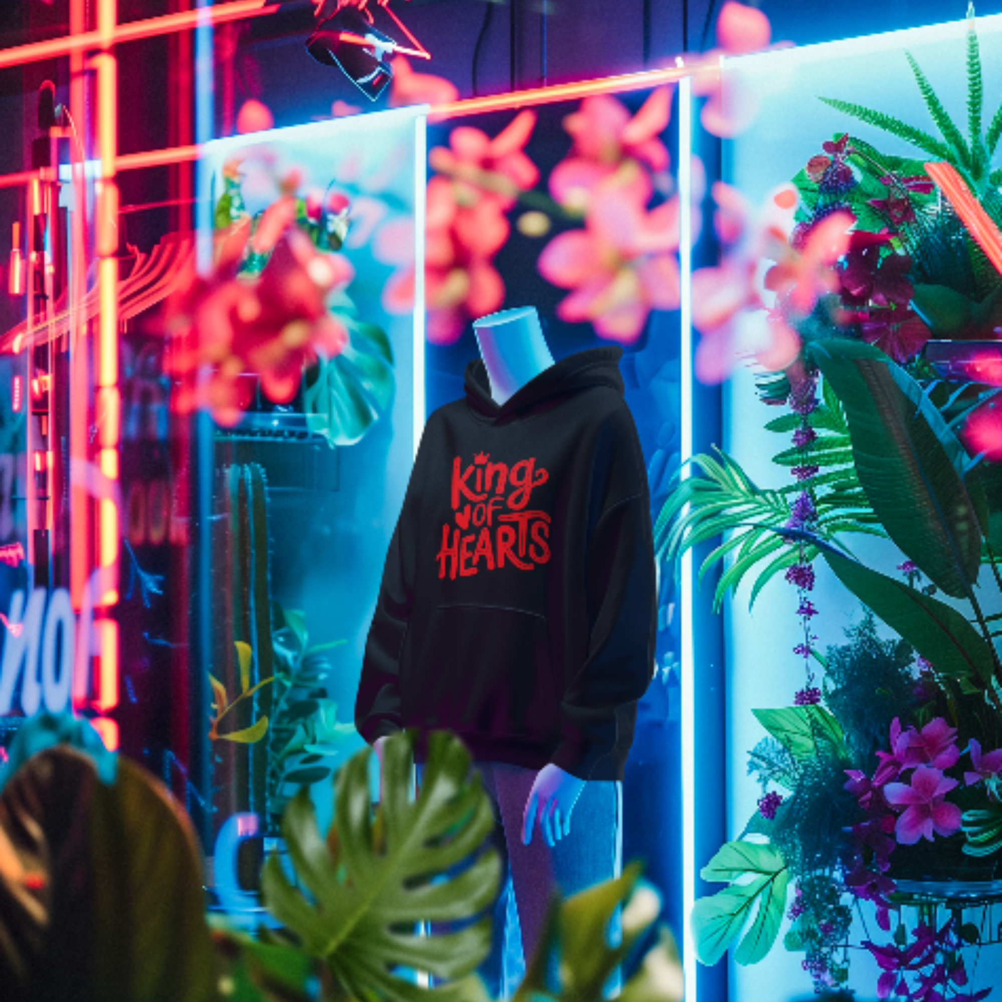 Herren Fluffy Hoodie [kingofhearts]